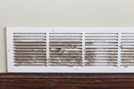 dirty air vent register