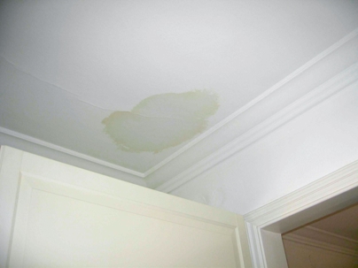 HVAC unit leaking through ceiling from attic